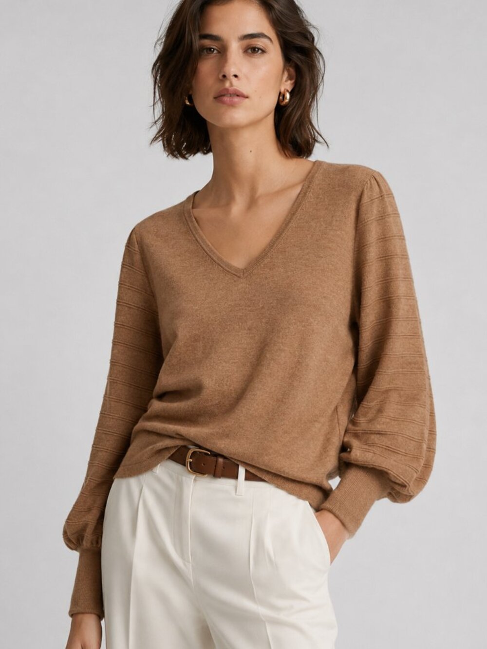 Chicos Cashmere Blend Sweater